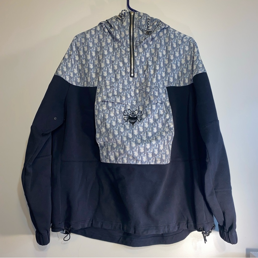 Christian Dior x Shawn Stussy Oblique Bee Anorak Windbreaker Jacket Mens Dior M